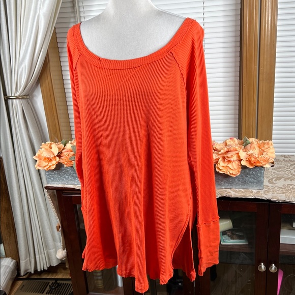 We The Free Snowy Thermal in Heatwave Orange Size Large - Picture 4 of 8